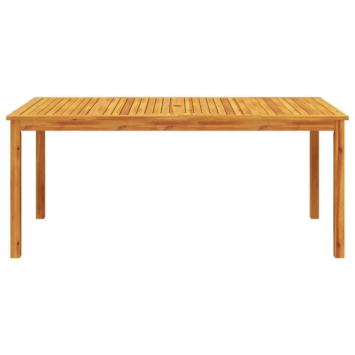 spisebordssæt til haven 9 dele 180x90x75 cm massivt akacietræ