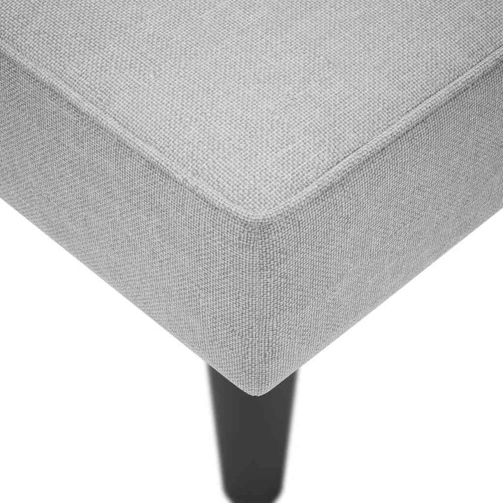 chaiselong med højre armlæn stof skygrå