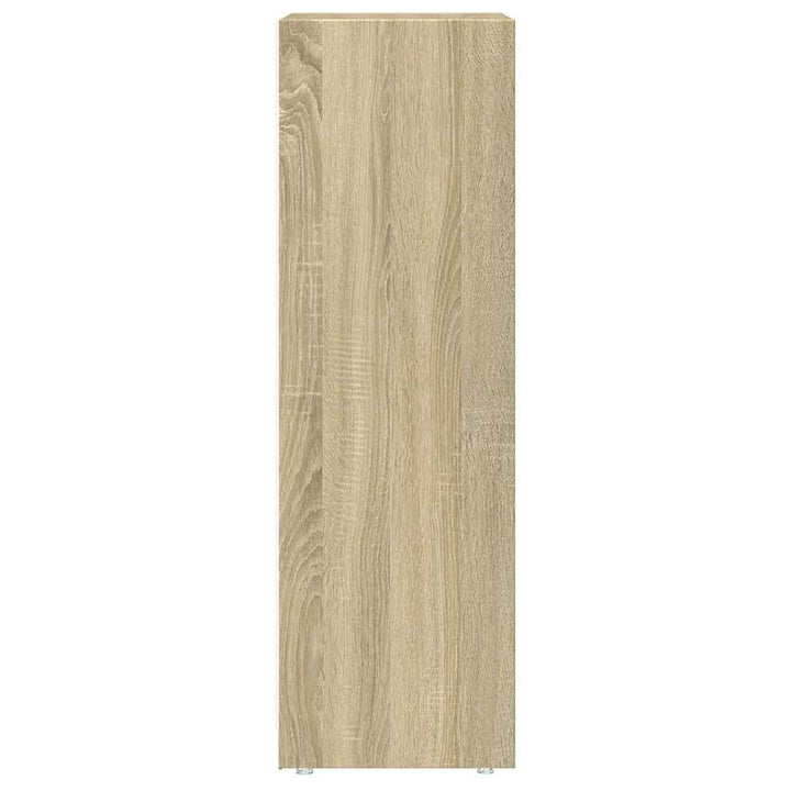 badeværelsesskab 30x30x95 cm konstrueret træ sonoma-eg