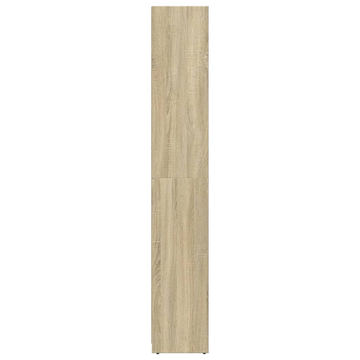 badeværelsesskab 30x30x183,5 cm konstrueret træ sonoma-eg