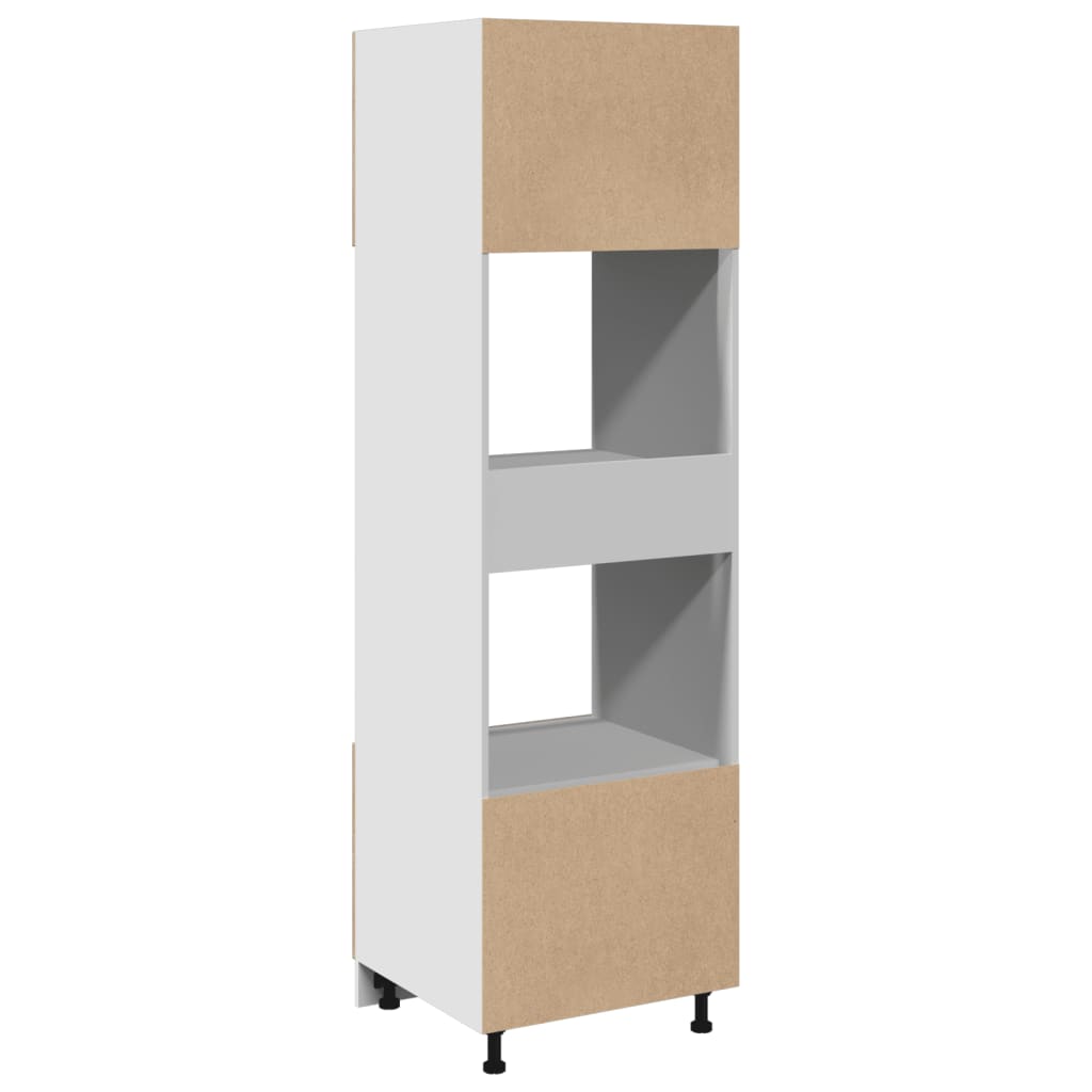 mikrobølgeovnsskab "Lyon" Sonoma eg 60x57x207 cm konstrueret træ