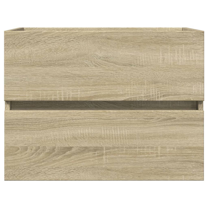 vaskeskab 60x38,5x45 cm konstrueret træ sonoma-eg