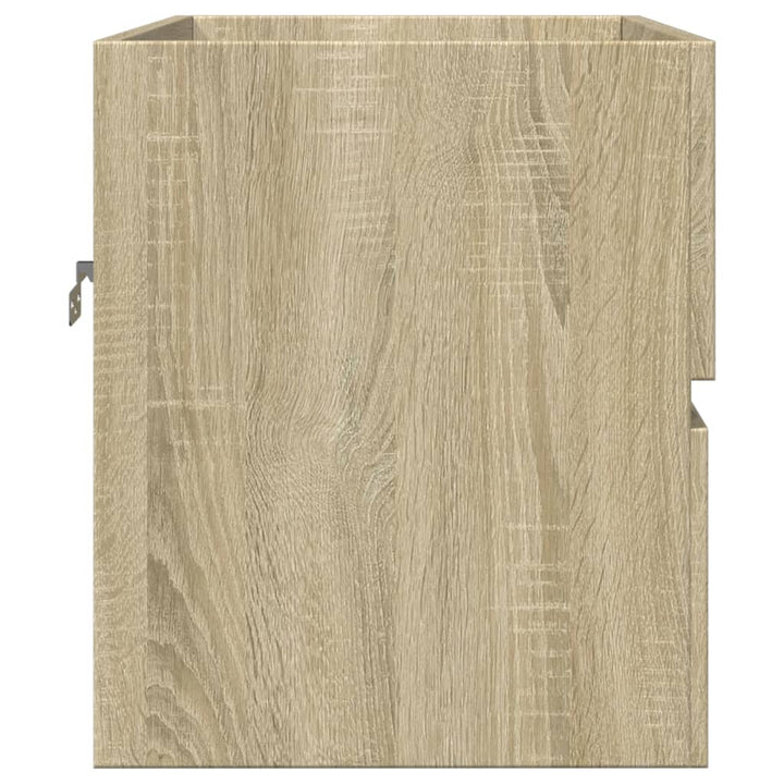vaskeskab 60x38,5x45 cm konstrueret træ sonoma-eg