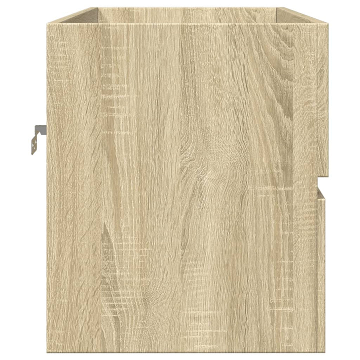 vaskeskab 80x38,5x45 cm konstrueret træ sonoma-eg