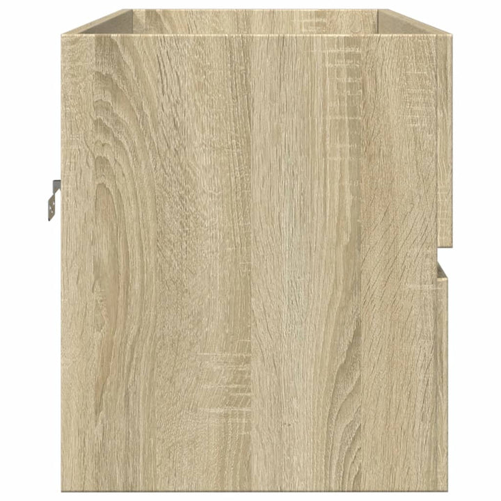 vaskeskab 90x38,5x45 cm konstrueret træ sonoma-eg