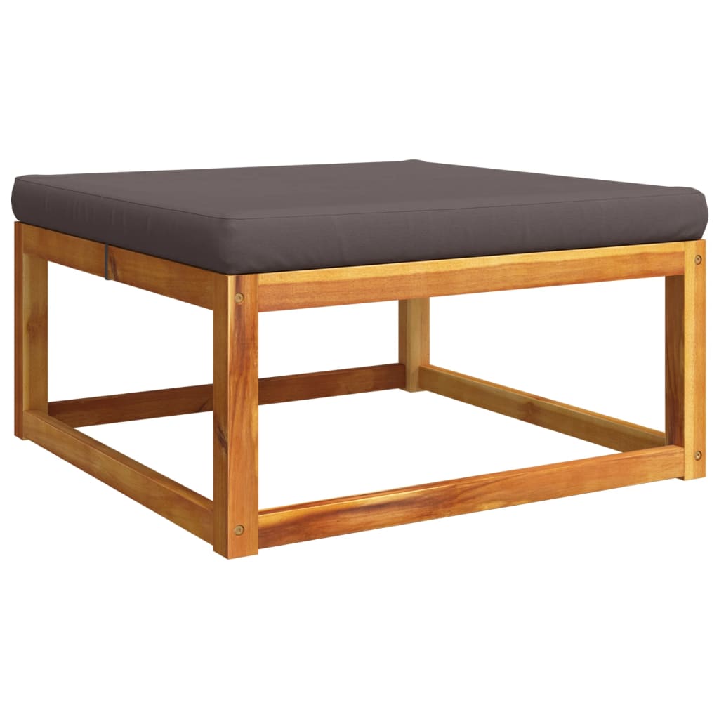 11-delt havesofasæt med hynder træ akacie og reb