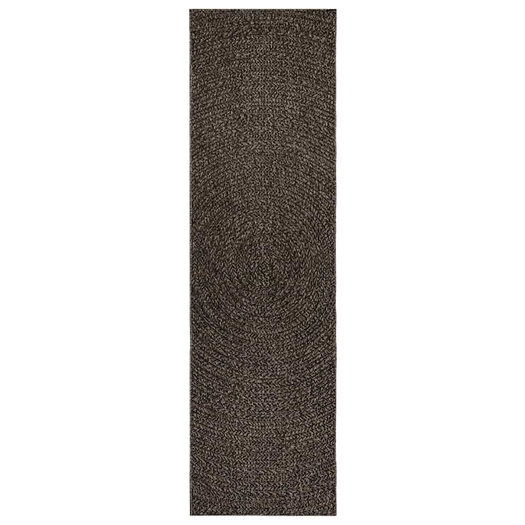 gulvtæppe ZIZUR 80x250 cm jute-look indendørs udendørs