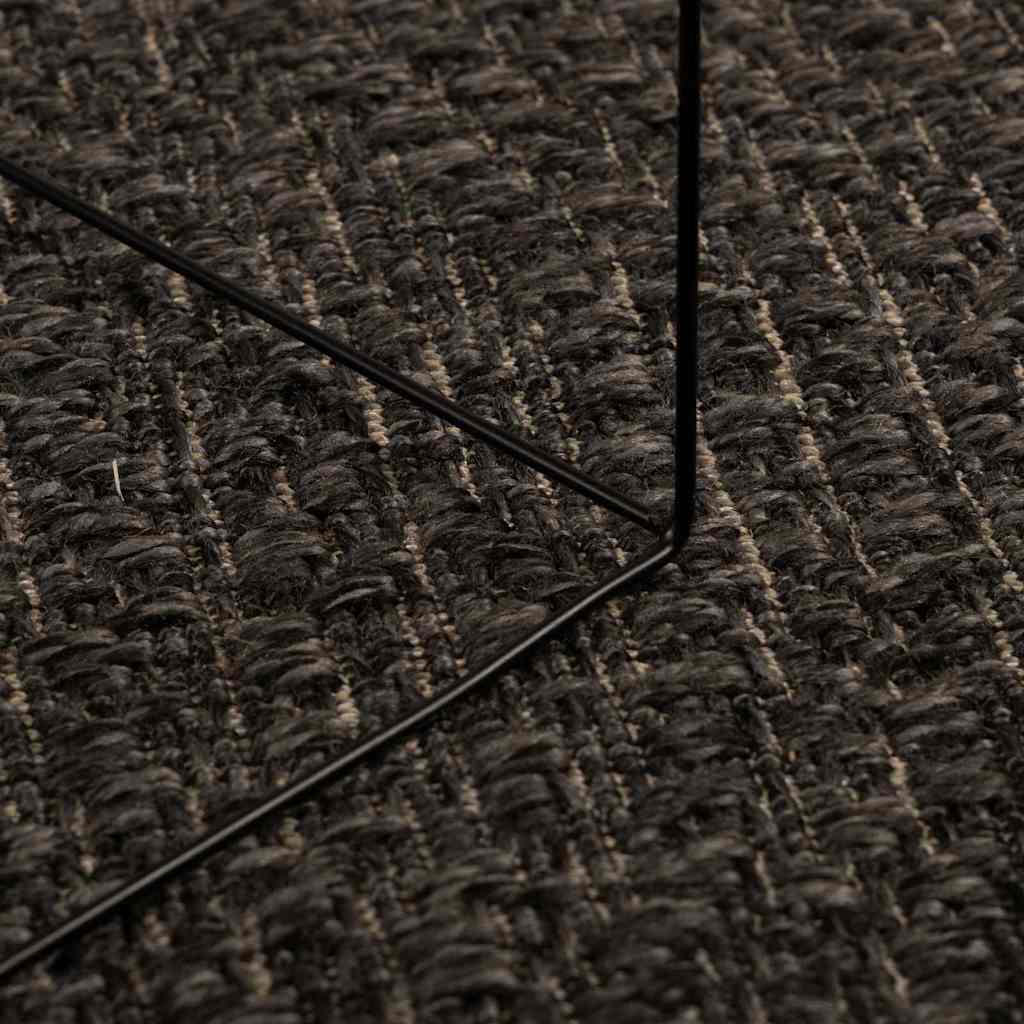 gulvtæppe ZIZUR 120x170cm jute-look indendørs udendørs