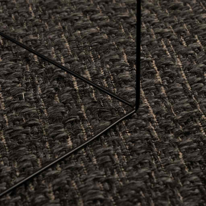 gulvtæppe ZIZUR 140x200cm jute-look indendørs udendørs