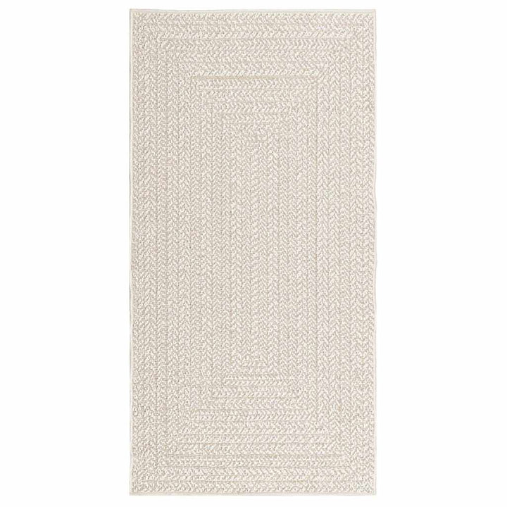gulvtæppe ZIZUR 80x150 cm jute-look indendørs og udendørs
