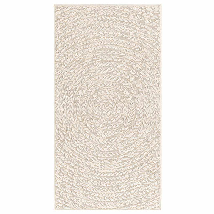 gulvtæppe ZIZUR 60x110 cm jute-look indendørs og udendørs