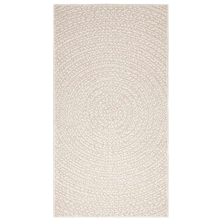 gulvtæppe ZIZUR 80x150 cm jute-look indendørs og udendørs