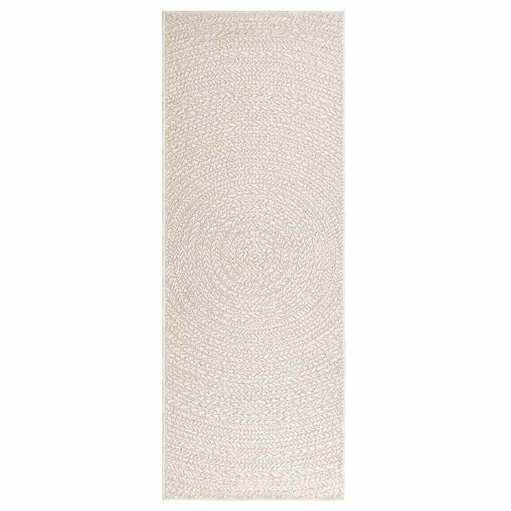 gulvtæppe ZIZUR 80x200 cm jute-look indendørs og udendørs