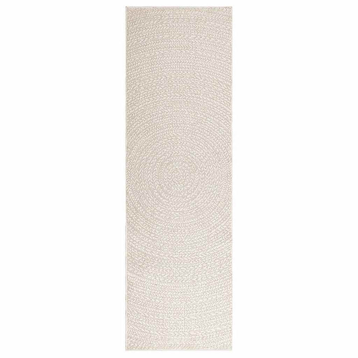 gulvtæppe ZIZUR 80x250 cm jute-look indendørs og udendørs
