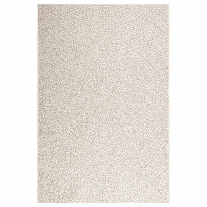gulvtæppe ZIZUR 140x200 cm jute-look indendørs og udendørs