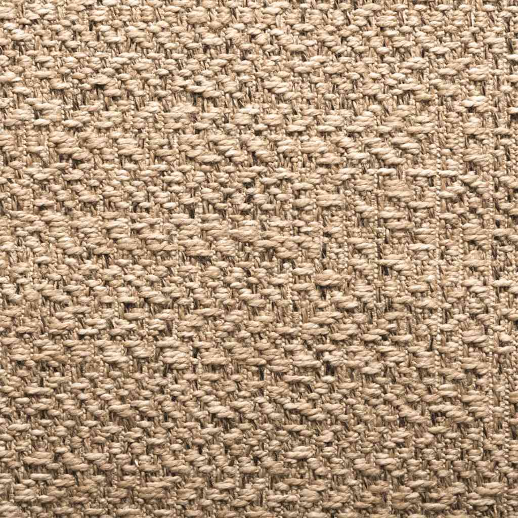 gulvtæppe ZIZUR beige 140x200cm jute-look indendørs og udendørs