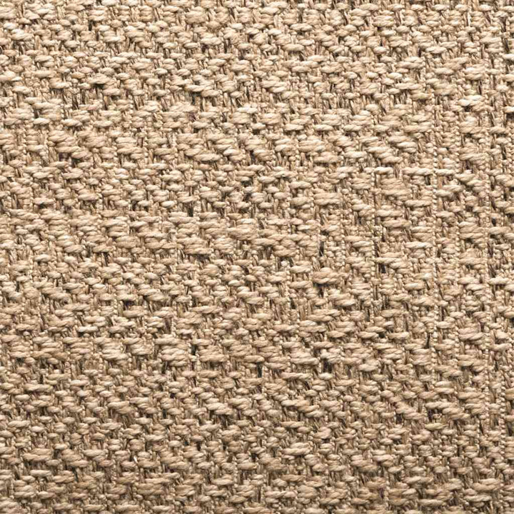 gulvtæppe ZIZUR beige 140x200cm jute-look indendørs og udendørs