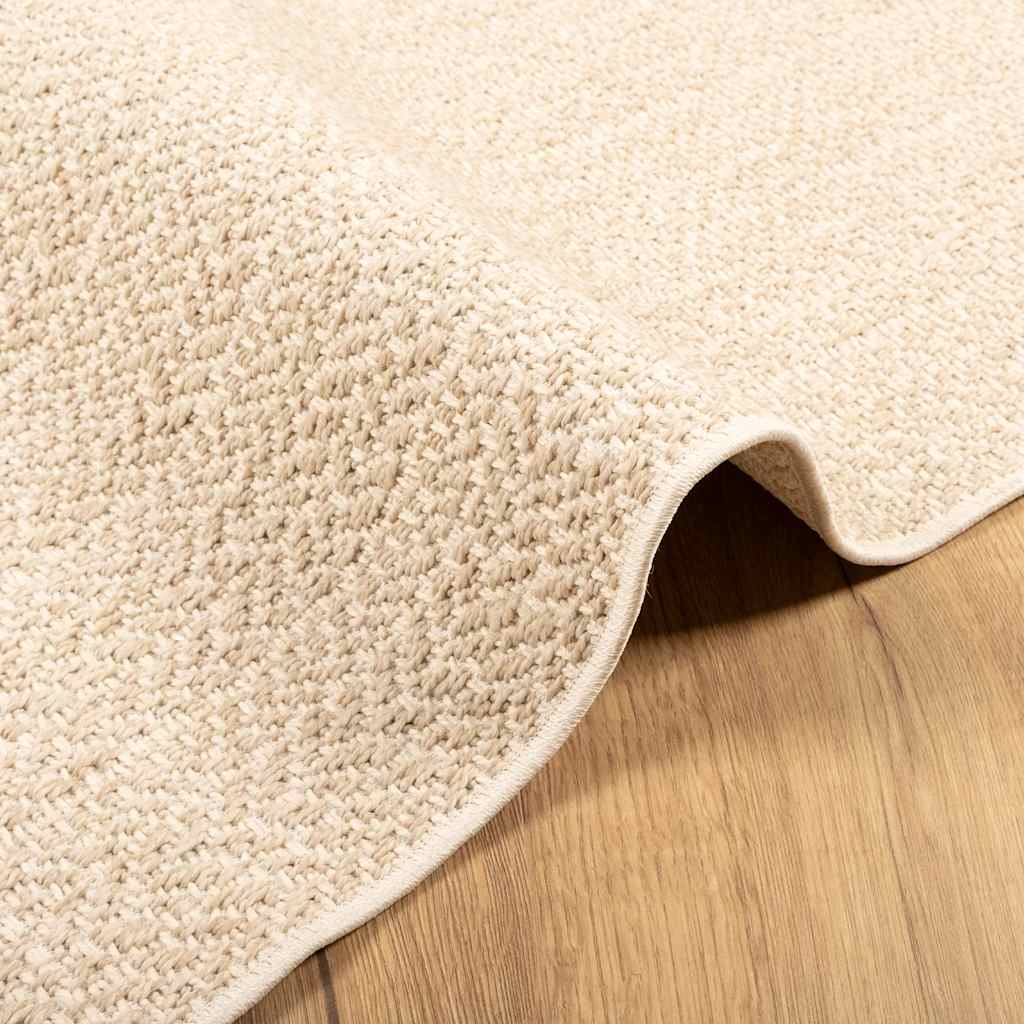 gulvtæppe ZIZUR beige 200x290cm jute-look indendørs og udendørs