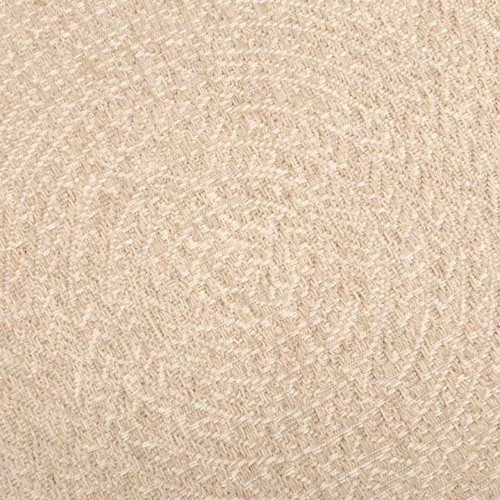 gulvtæppe ZIZUR beige 60x110 cm jute-look indendørs og udendørs