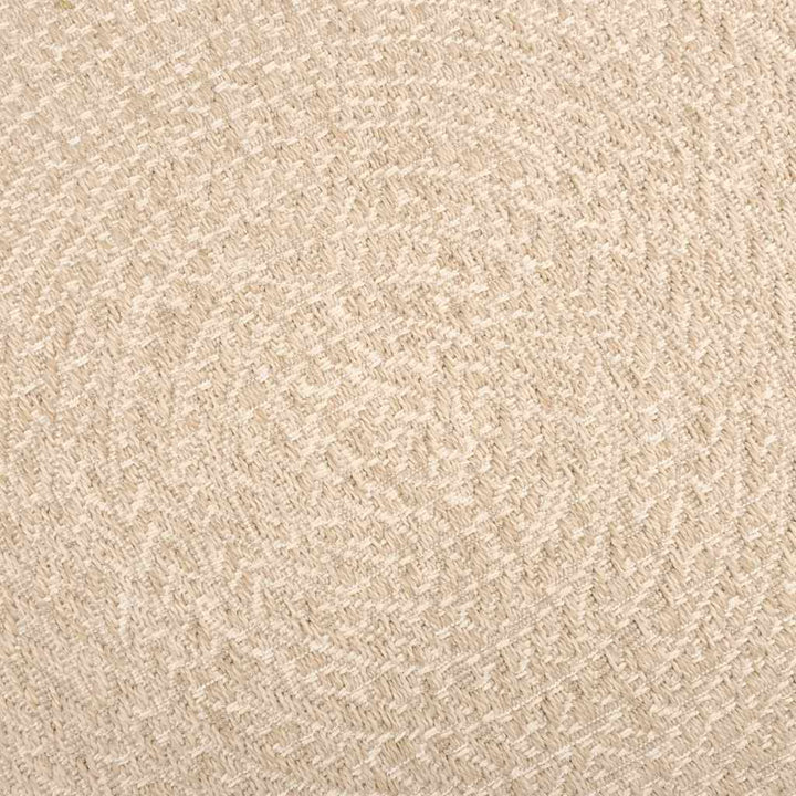 gulvtæppe ZIZUR beige 120x170cm jute-look indendørs og udendørs
