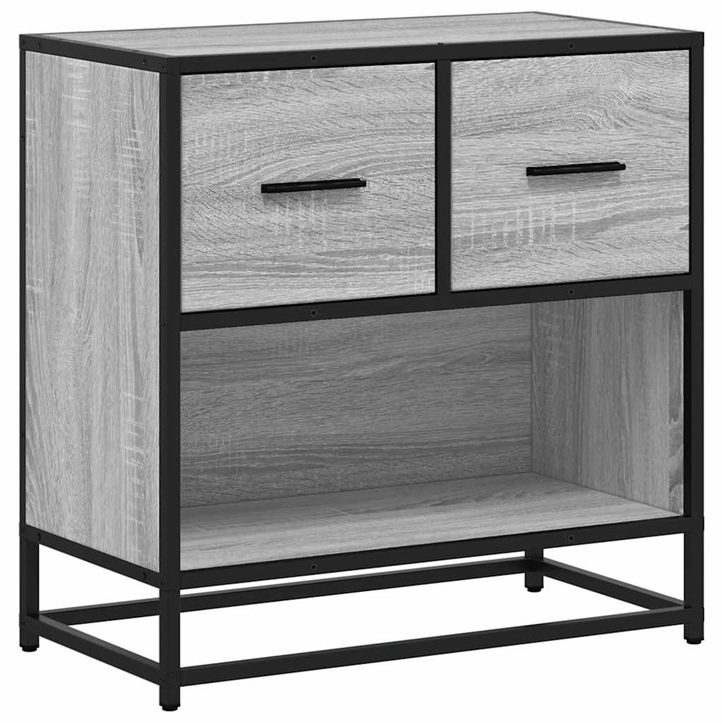 vægskab 60x31x60 cm konstrueret træ grå sonoma