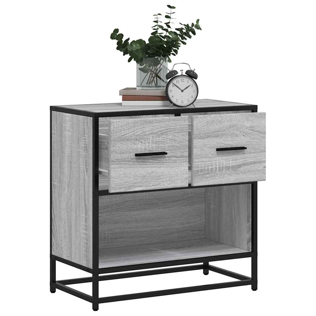 vægskab 60x31x60 cm konstrueret træ grå sonoma