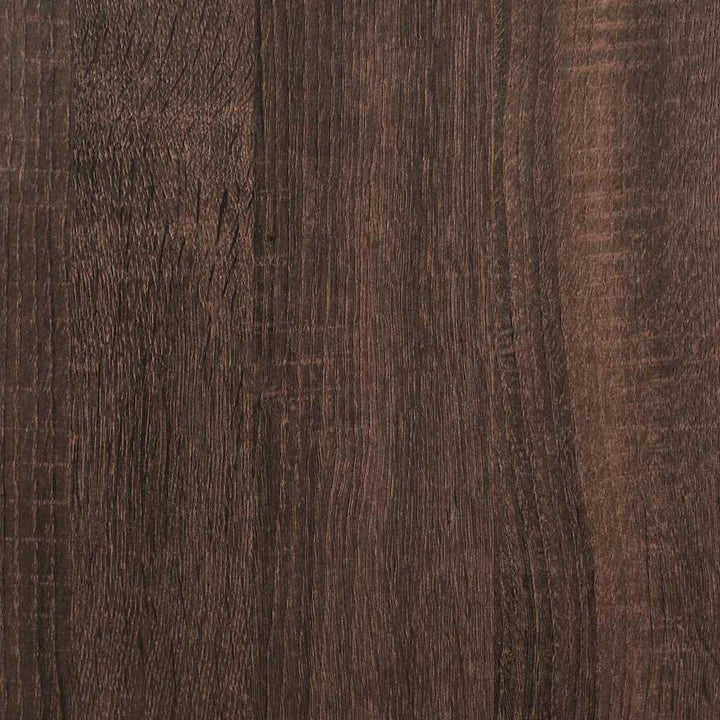 sofabord 60,5x60,5x30 cm konstrueret træ og metal sort