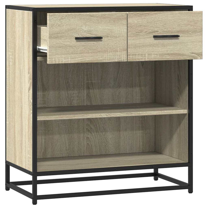 skab 68x35x76 cm konstrueret træ sonoma-eg