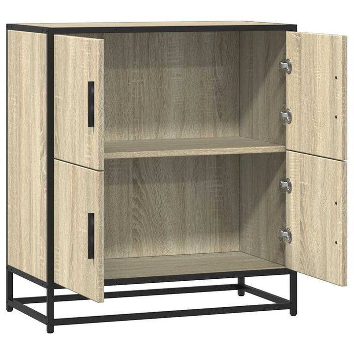 skab 68x35x76 cm konstrueret træ sonoma-eg