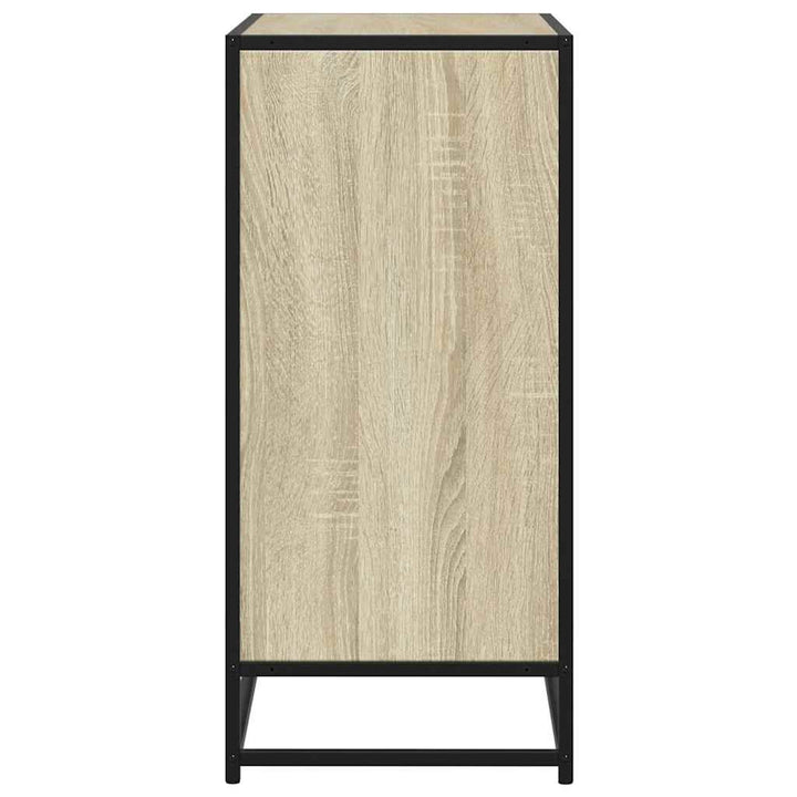 skab 62x35x76 cm konstrueret træ røget egetræsfarve