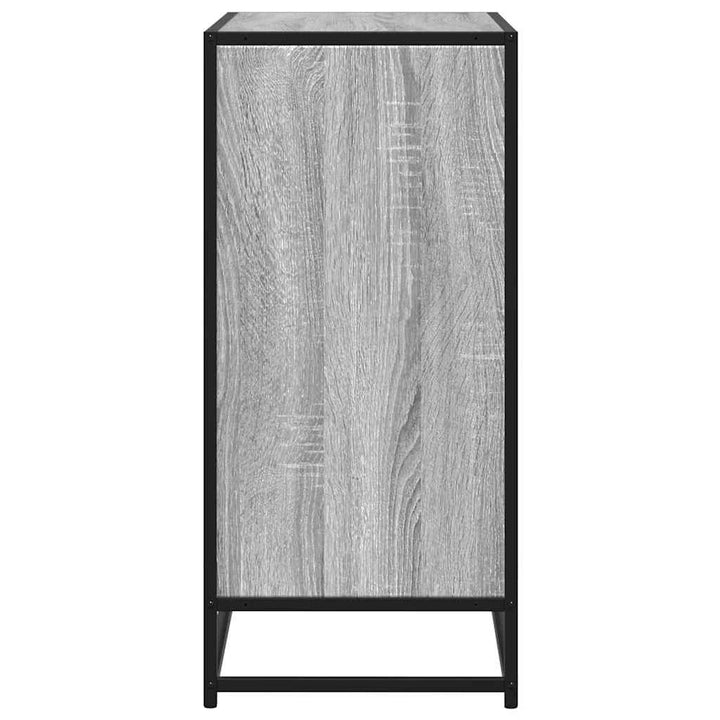 skænk 62x35x76 cm konstrueret træ grå sonoma-eg