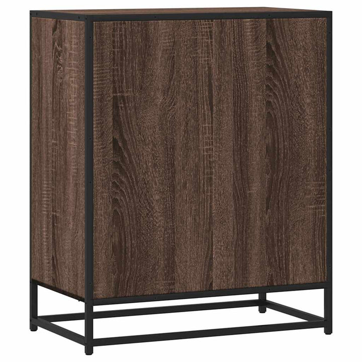 skænk 62x35x76 cm konstrueret træ brun egetræsfarve