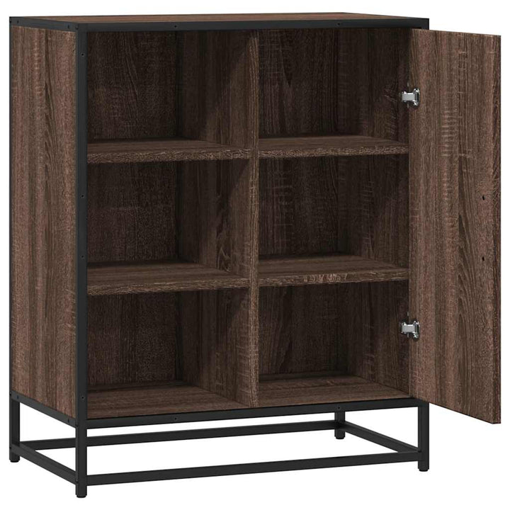 skænk 62x35x76 cm konstrueret træ brun egetræsfarve