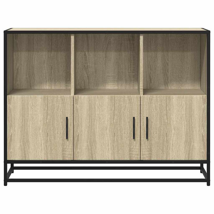 skænk 100x35x76 cm konstrueret træ sonoma-eg