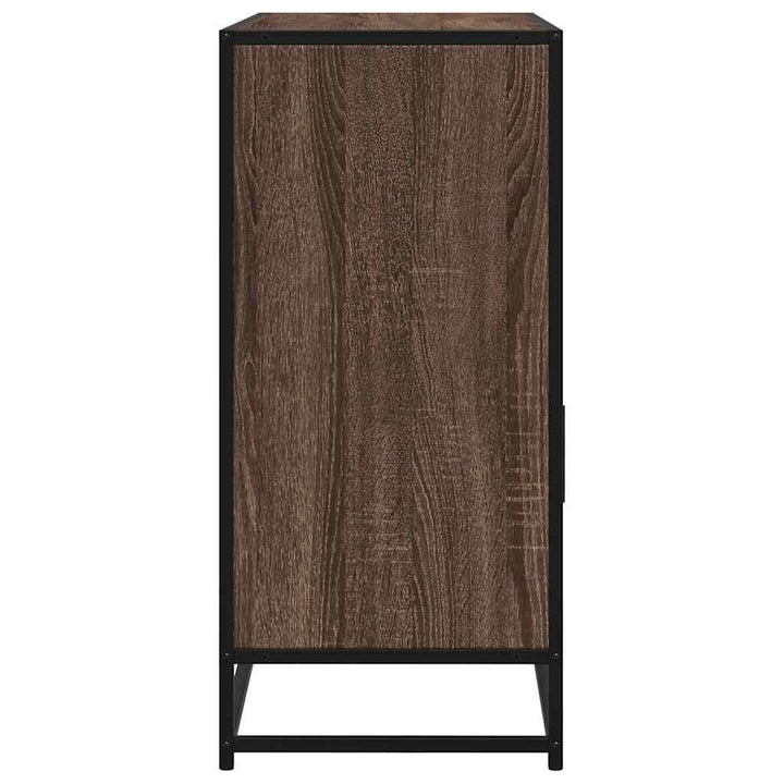 skænk 100x35x76 cm konstrueret træ brun egetræsfarve