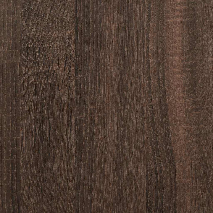 kommode 70x41x70 cm konstrueret træ brun egetræsfarve