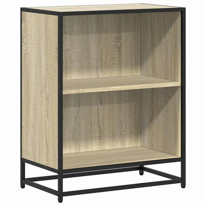 bogreol 60x35x76 cm konstrueret træ sonoma-eg