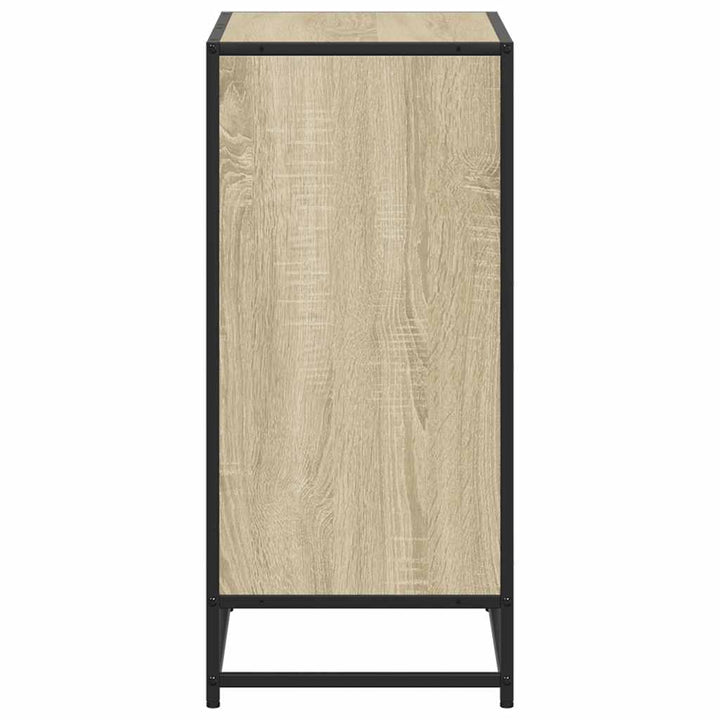 bogreol 60x35x76 cm konstrueret træ sonoma-eg