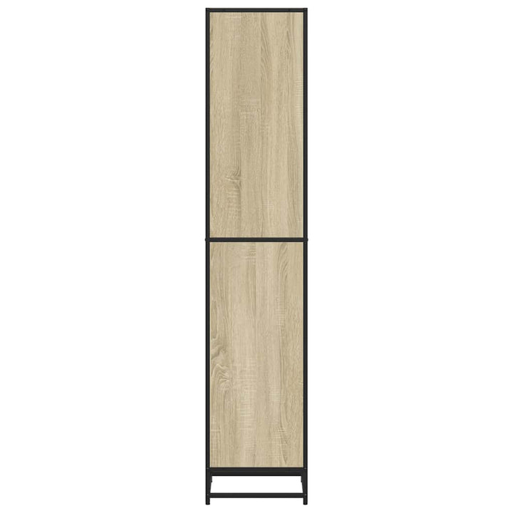 bogreol 40x35x170,5 cm konstrueret træ sonoma-eg