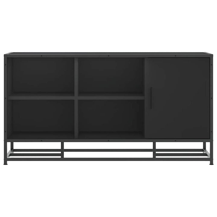 skobænk 100x40x53,5 cm konstrueret træ og metal sort