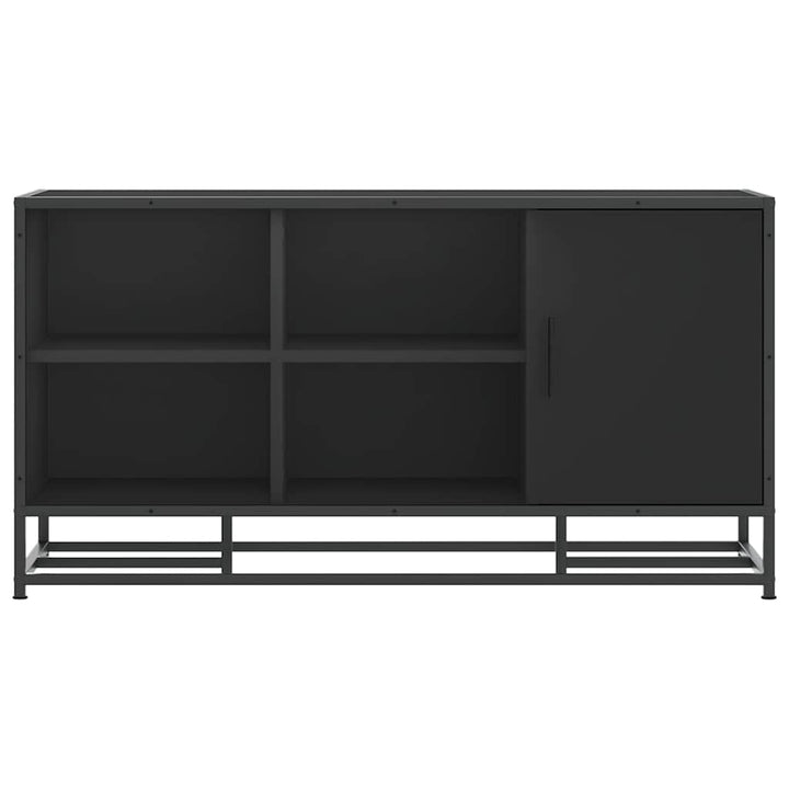 skobænk 100x40x53,5 cm konstrueret træ og metal sort