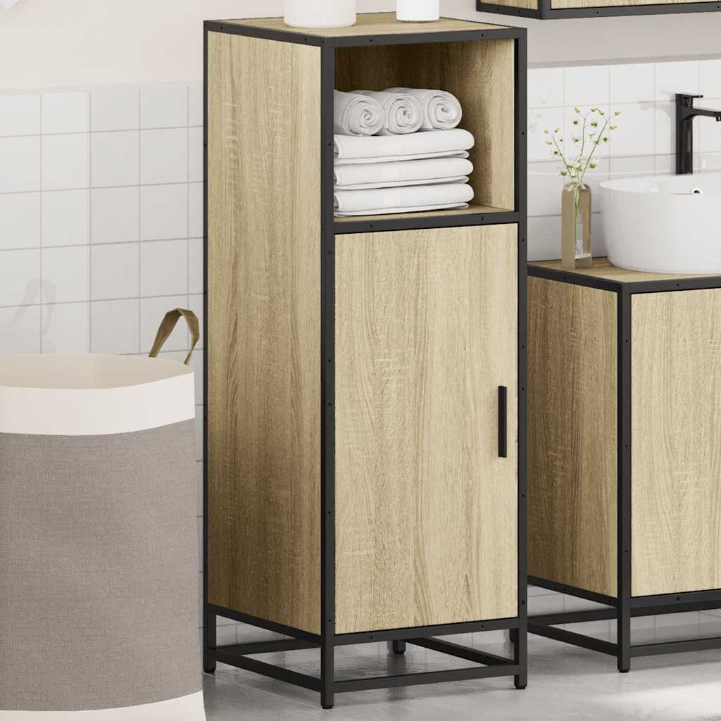badeværelsesskab Sonoma eg 35x37,5x100 cm konstrueret træ