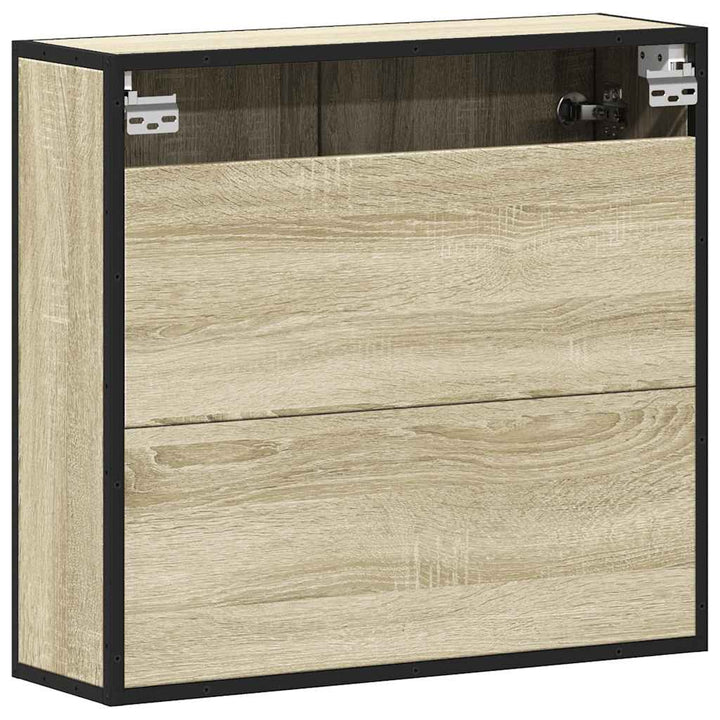 spejlskab til badeværelset Sonoma eg 65x20x60 cm konstrueret træ