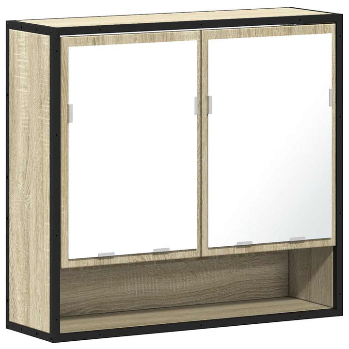 spejlskab til badeværelset Sonoma eg 65x20x60 cm konstrueret træ