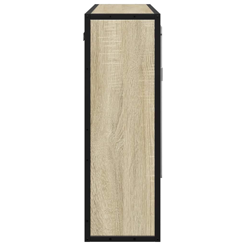 spejlskab til badeværelset Sonoma eg 65x20x60 cm konstrueret træ