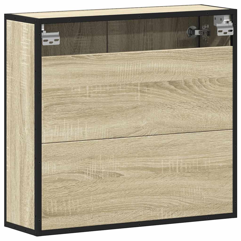 spejlskab til badeværelset Sonoma eg 65x20x60 cm konstrueret træ
