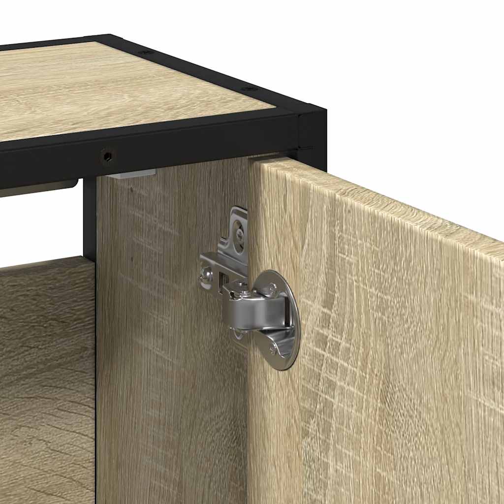 spejlskab til badeværelset Sonoma eg 65x20x60 cm konstrueret træ