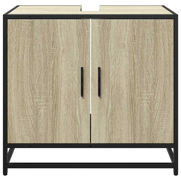 badeværelsesvaskeskab Sonoma eg 65x33x60 cm konstrueret træ