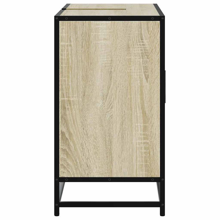badeværelsesvaskeskab Sonoma eg 80x33x60 cm konstrueret træ