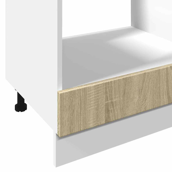 ovnskab 60x46x81,5 cm konstrueret træ sonoma-eg